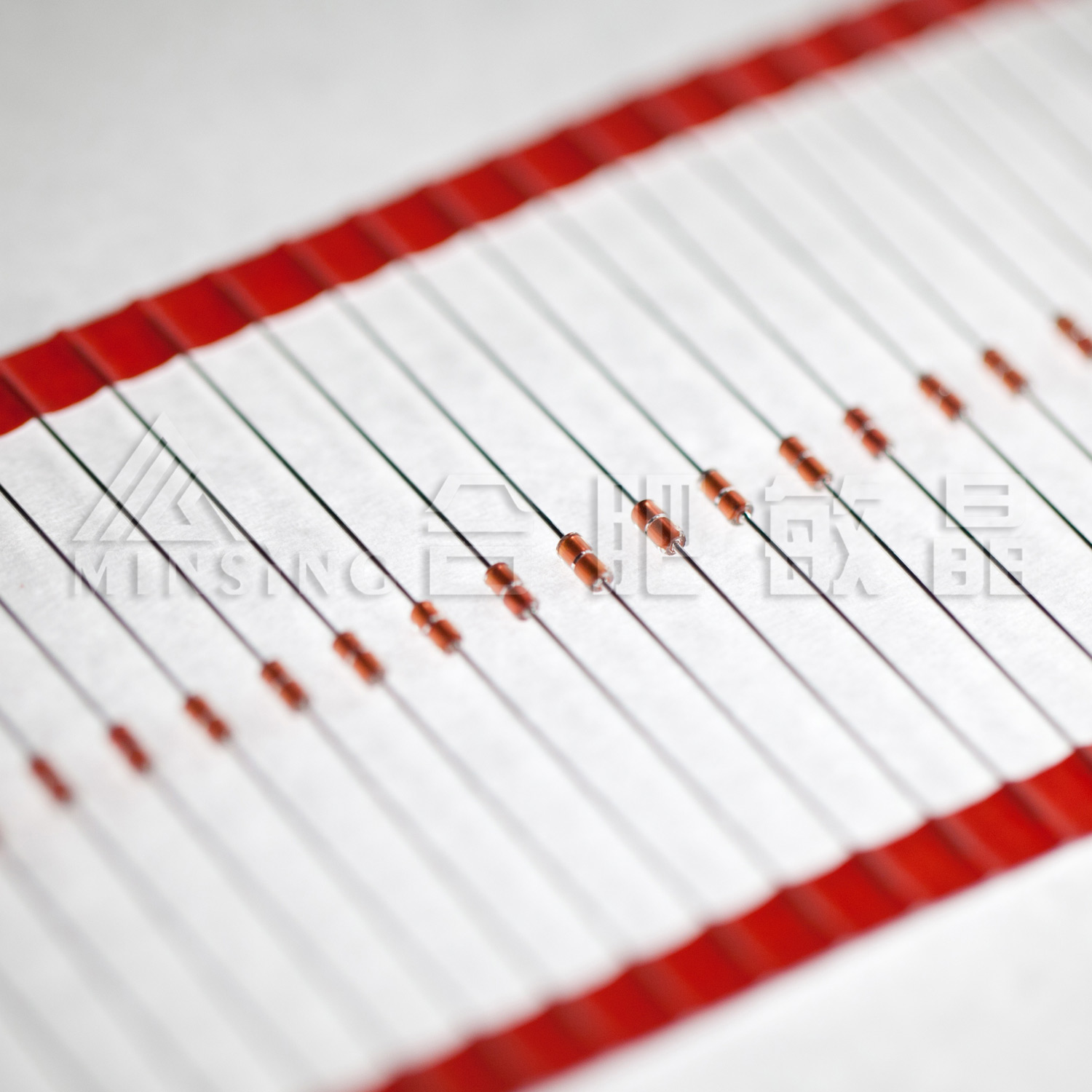 High Precision MF58 Glass Encapsulated Diode-type NTC Thermistor Sensor