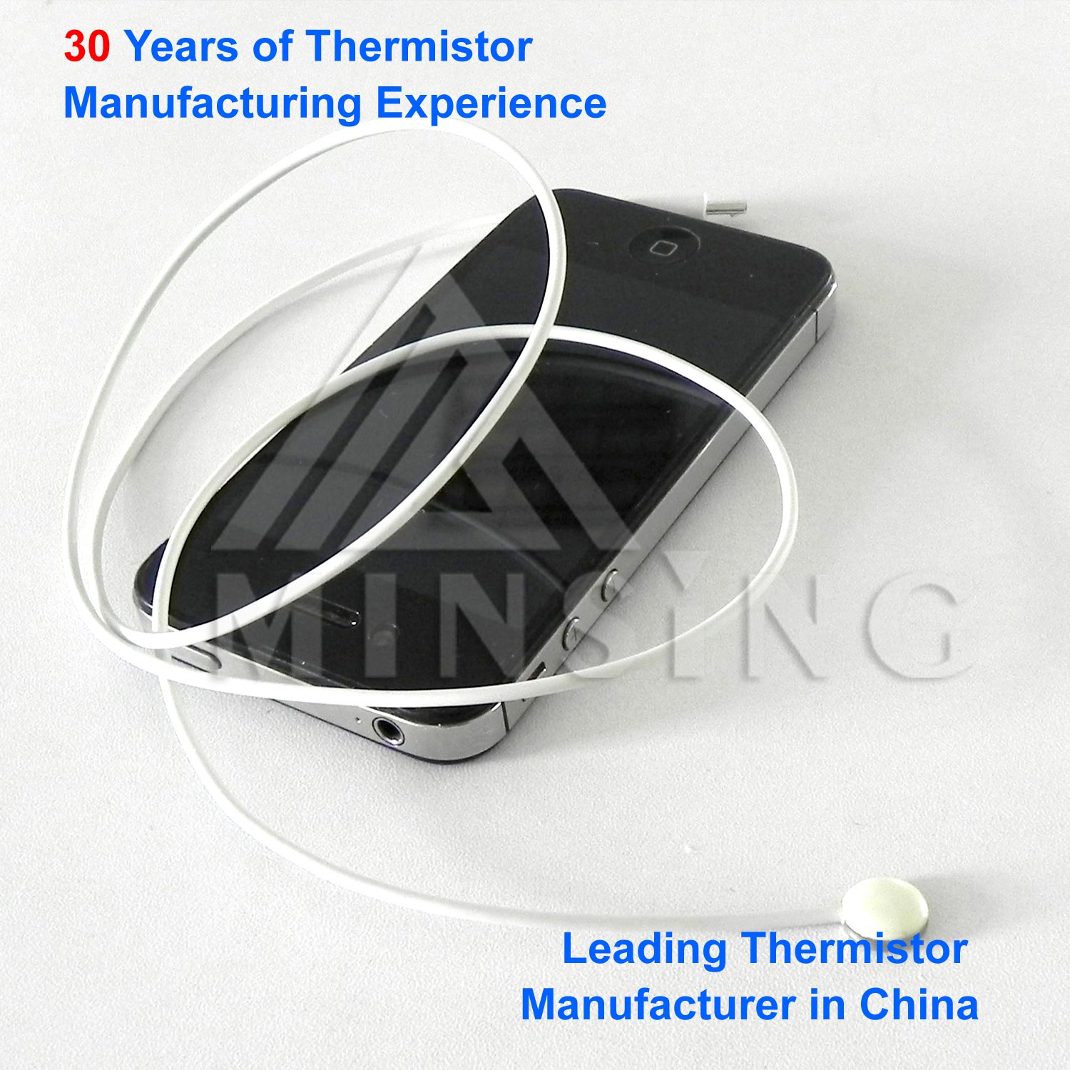 Medical temperature sensors with micro USB port for connection to mobile devices