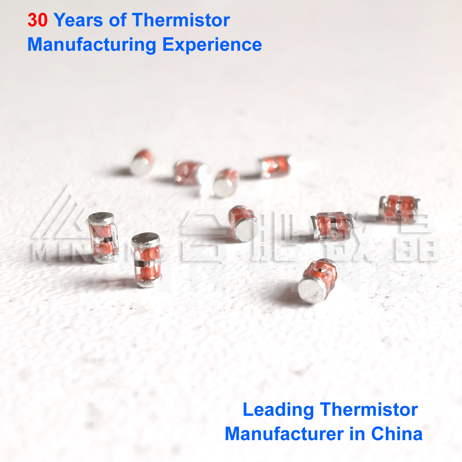 Mini Glass Encapsulated Thermal Sensing Resistor Thermistor