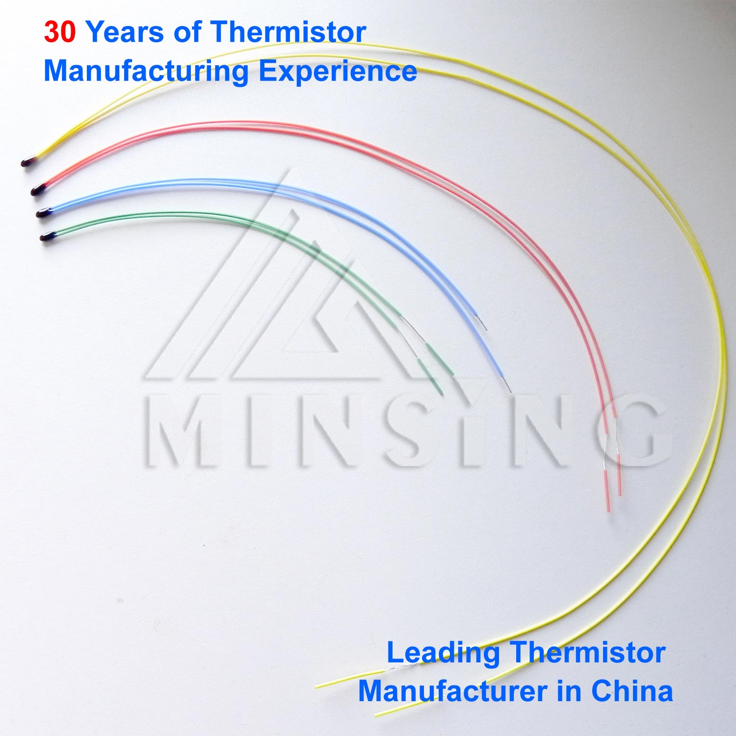 NTC Temperature Sensor thermistor for Auto-Seat-Heating with Flexible Wiring