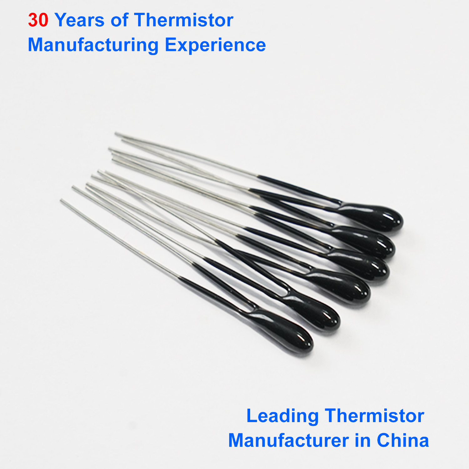 NTC Thermistor with Epoxy Resin Encapsulated Ceramic Chip